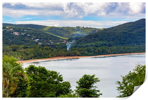 Grande Anse Beach Print by Roger Green