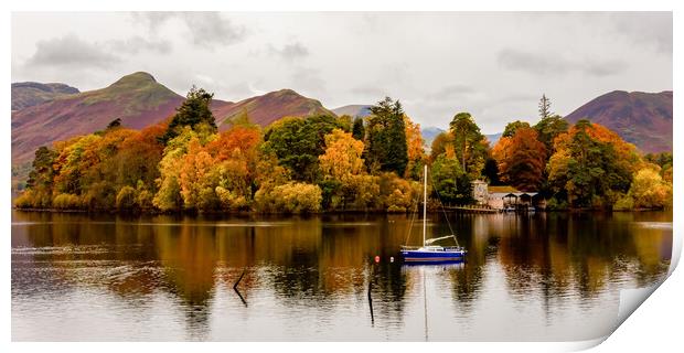 Derwent Isle in the Autumn Print by Roger Green