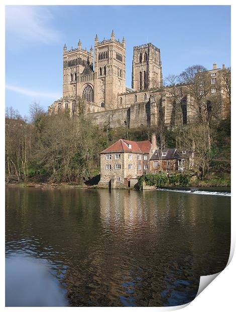 Durham Cathedral Print by Dave Parkin