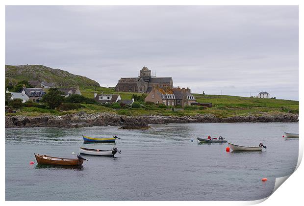 Iona Abbey Print by Dave Parkin