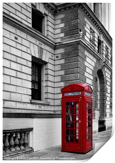 London's Calling Print by Kevin Carr