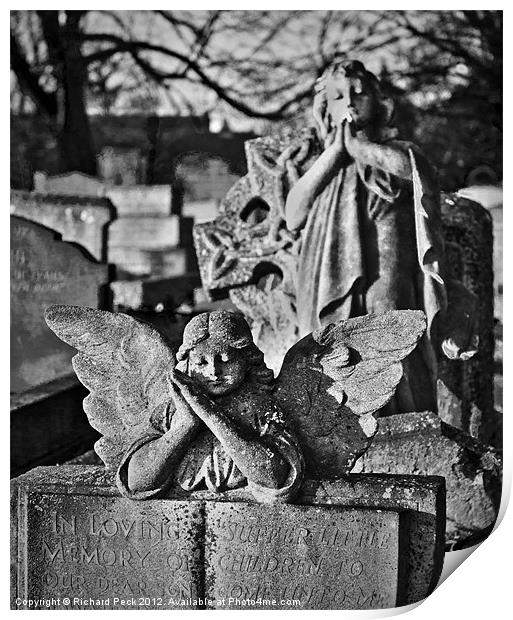 Fallen Angel Print by Richard Peck