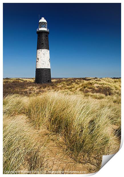 Spurn Lighthouse Print by Richard Peck
