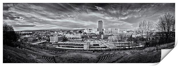 Sheffield Panorama II Print by Richard Peck