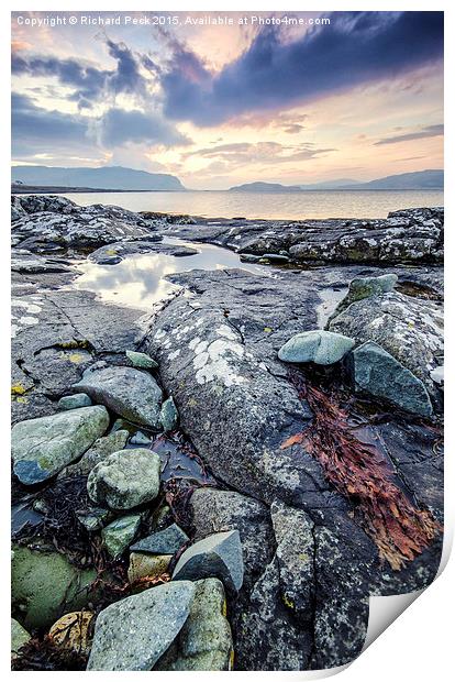  Loch Na Keal Print by Richard Peck