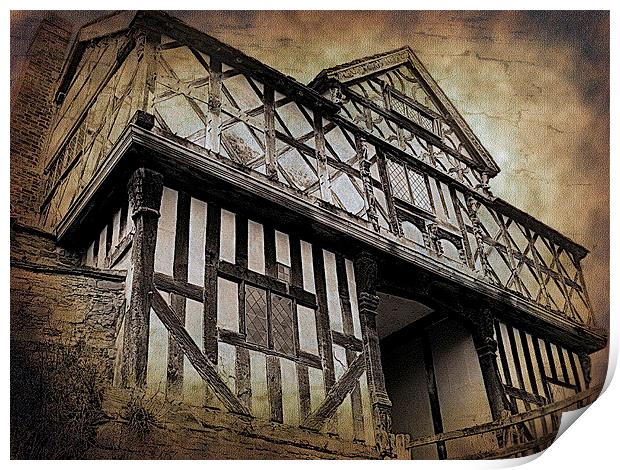 Stokesay Castle Print by Tammy Winand