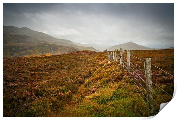 In the Scottish Highlands Print by Dorit Fuhg