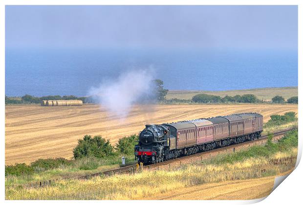 Sun Sea and Steam Print by Richard Thomas