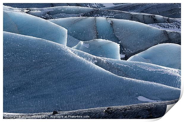 Glacier Close Up Print by jordan whipps