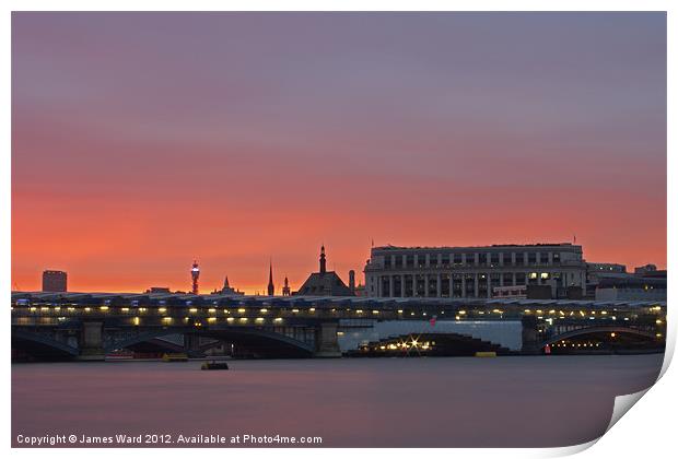 Blackfriars and beyond Print by James Ward