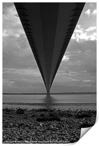 Under the Humber Print by James Ward