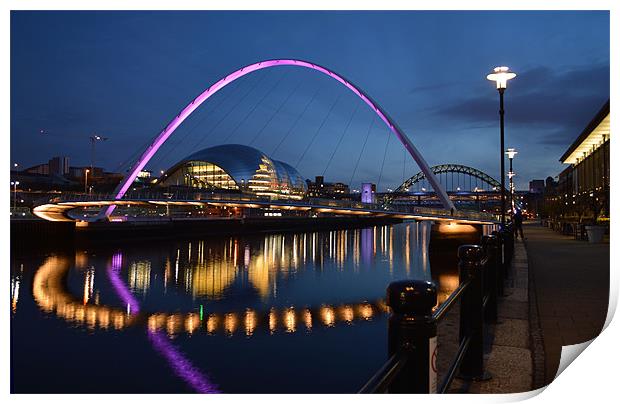 Millennium Bridge Print by John Ellis