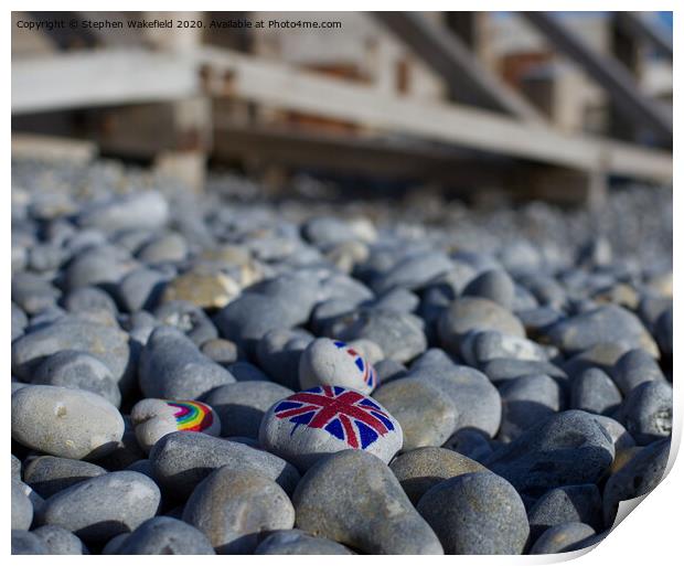 Sheringham Rock Print by Stephen Wakefield