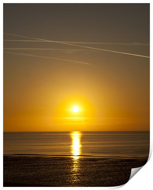 Tranquil Sunset Print by Aran Smithson