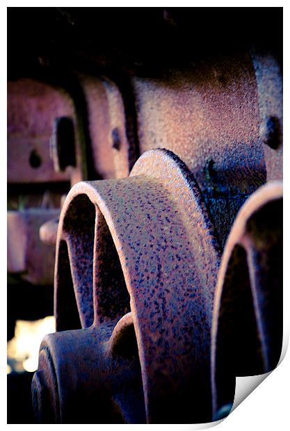 Coal Truck left to rust Print by Kelvin Futcher 2D Photography