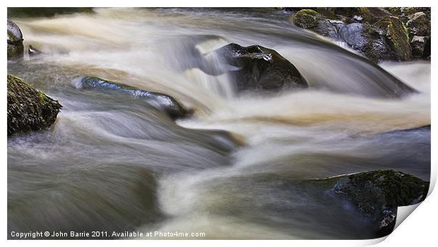 Deil's Cauldron, Comrie Print by John Barrie