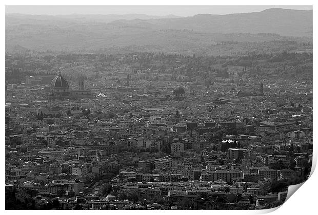 The City of Florence Print by Kieran Brimson