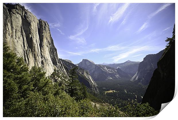 Yosemite Valley Print by Kieran Brimson