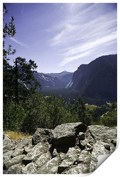 Yosemite Valley Print by Kieran Brimson