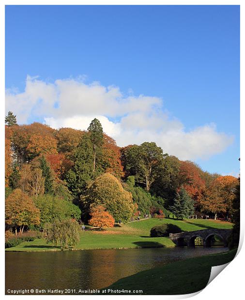 Stourhead Gardens Print by Beth Hartley