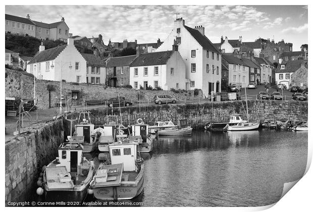 Crail Harbour  Print by Corinne Mills