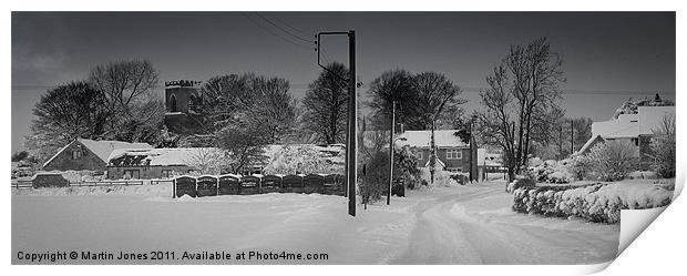 Winter Wonderland in Laughton Print by K7 Photography