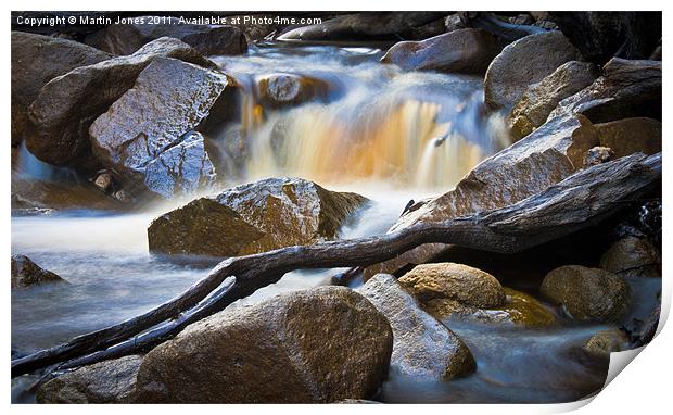 Moorland Stream Print by K7 Photography