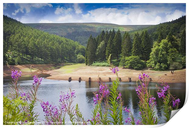 Across to the Ouzeldon Pillars Print by K7 Photography