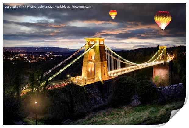 Balloons Over Bristol Print by K7 Photography