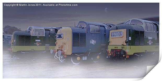 Deltic Dawn Print by K7 Photography