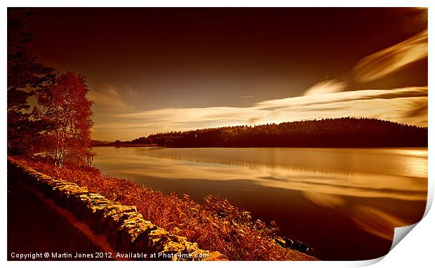 Langsett Sunset Print by K7 Photography