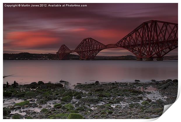Cantilevers over the Forth Print by K7 Photography