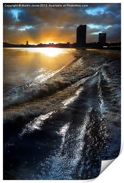 First Light on the Thames Print by K7 Photography
