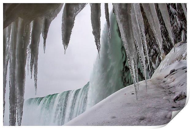 Niagara Freeze Print by K7 Photography