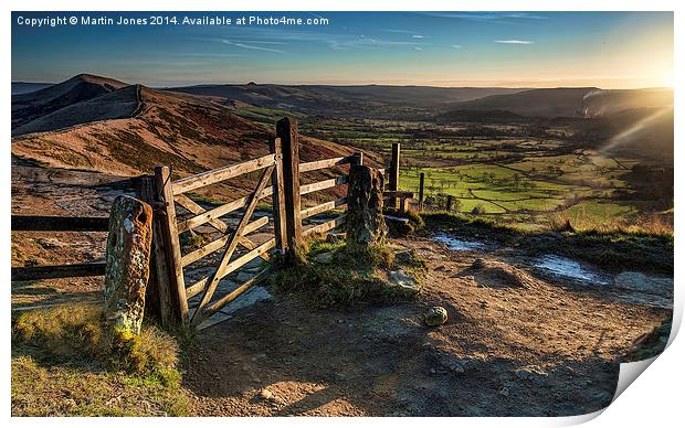  Hollins Cross Dawn Print by K7 Photography