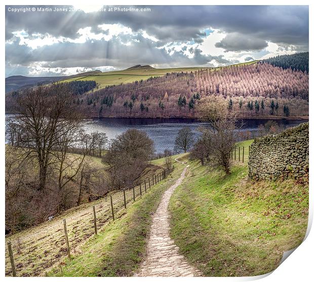  From Grindle Clough to Ladybower Print by K7 Photography