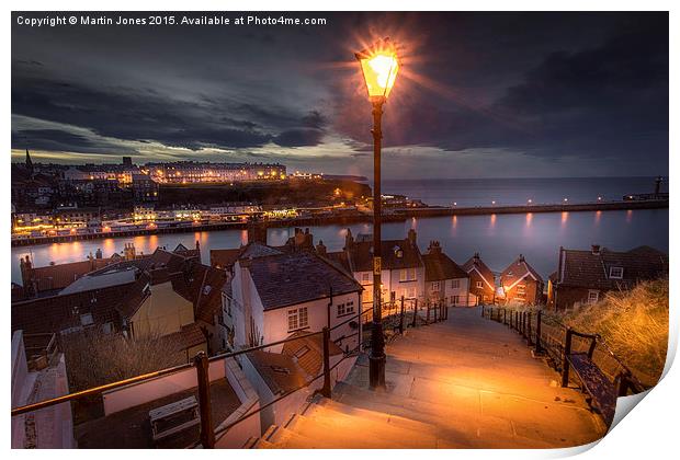  A Whitby Evening Print by K7 Photography