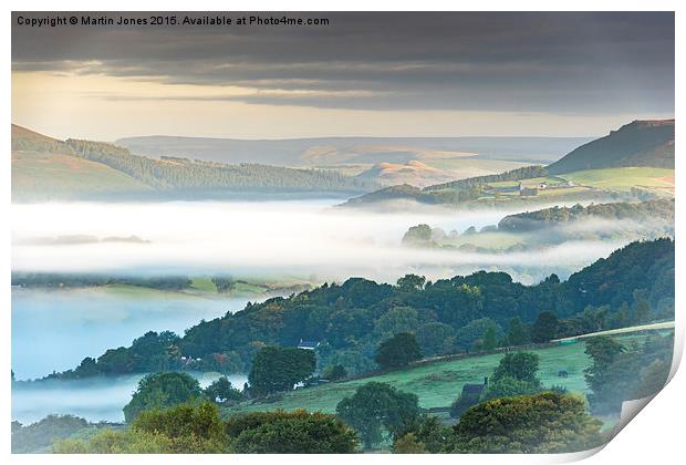  Morning Mist Magic Print by K7 Photography