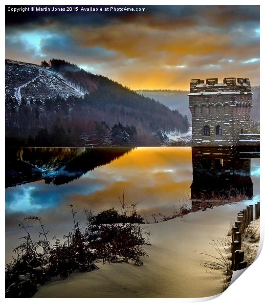  Winter in the Upper Derwent Valley Print by K7 Photography