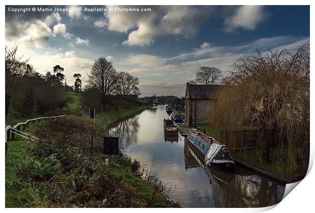  Tardebigge on the Birmingham and Worcester Canal Print by K7 Photography