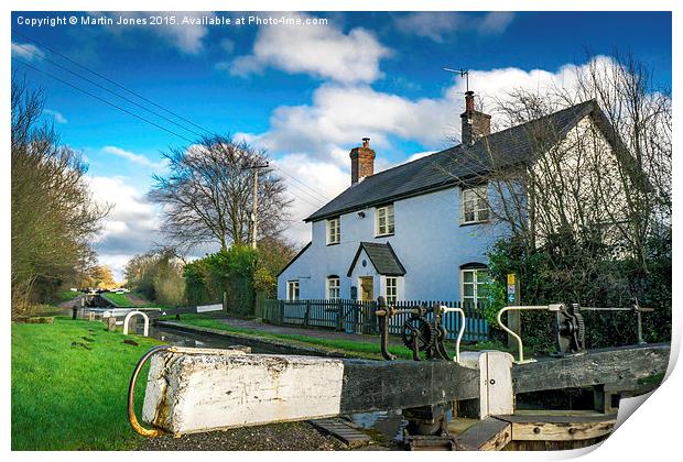  Lock Keepers Cottage Print by K7 Photography
