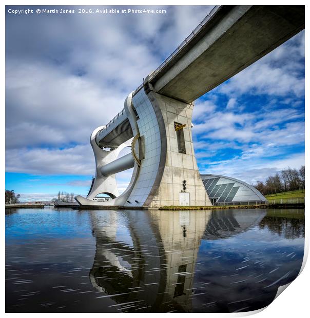 The Majestic Falkirk Wheel Print by K7 Photography