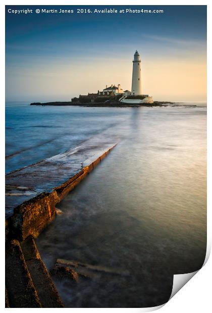 Over the Causeway to St Mary's Print by K7 Photography