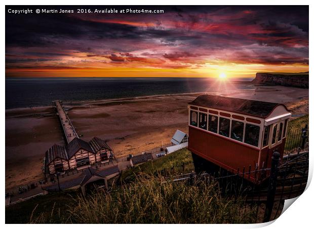 Saltburn Sunrise Print by K7 Photography