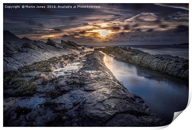 The Rocks of Crackington Haven Print by K7 Photography