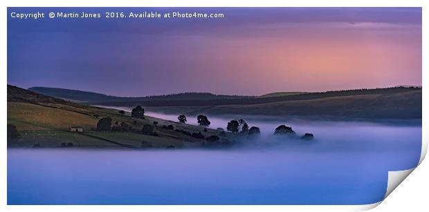 Enchanting Mist in Hope Valley Print by K7 Photography