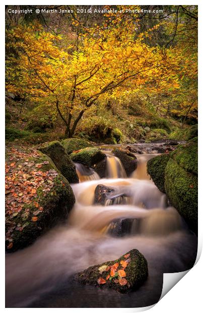 Wyming Brook's Breathtaking Autumnal Scene Print by K7 Photography