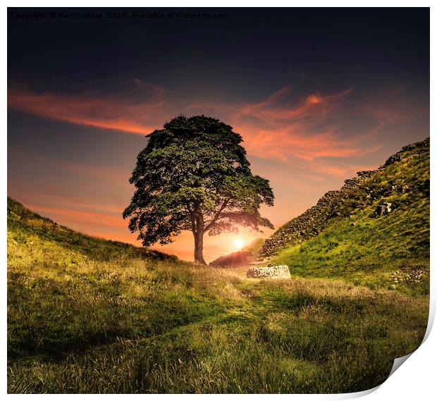 The Sycamore Gap Print by K7 Photography