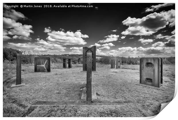 Steel Henge, Monument to the Past Print by K7 Photography