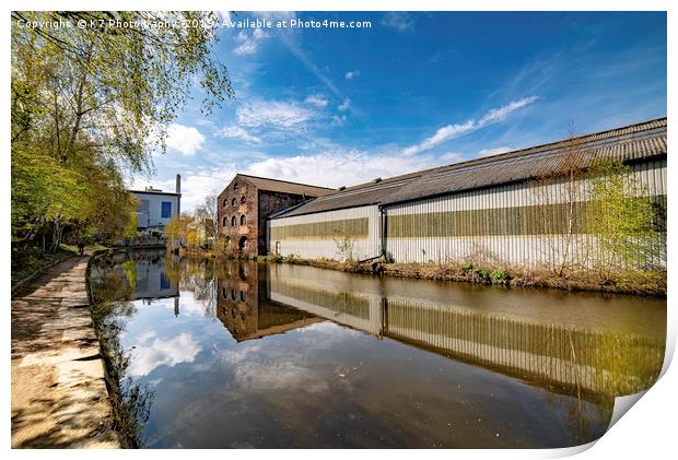 The Sheffield & South Yorkshire Navigation Print by K7 Photography